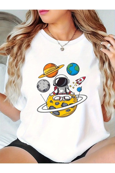 MODAVİBE ZBK Moda Baskılı Unisex T-Shirt - Günlük ve Şık Tasarım