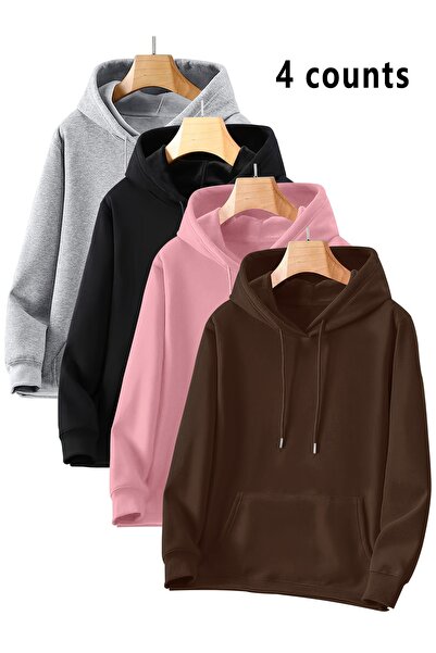 MODAVİBE Φούτερ ModaVibe Hooded - Τσέπη καγκουρό, Oversized Design