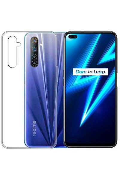 Bilişim Akademi Realme 6 Pro Kılıf Lüx Şeffaf Silikon - Şeffaf