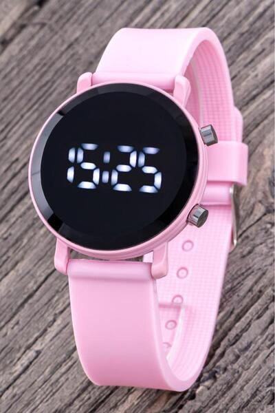 Saattino Pembe Renk Çocuk Saati - Saat Öğretici Led Watch Kadran Kız Çocuk Sa...