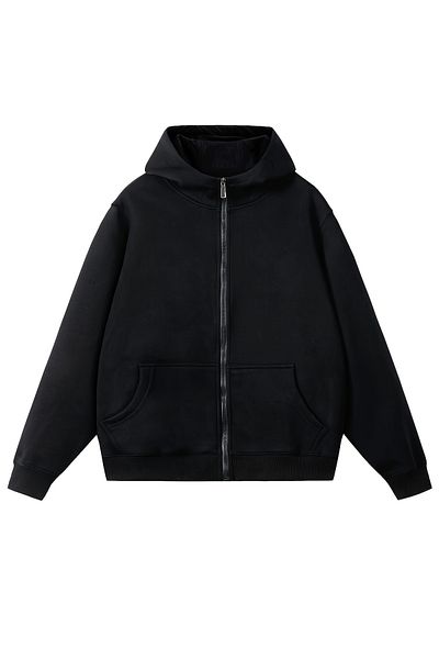 MODAVİBE Oversize Jacket with Hooded Zipper - Suitable for Casual and Sports