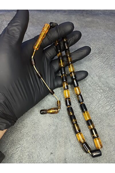 Mos Tespih Mărgele de rugăciune din chihlimbar pulbere cu sistem de artizanat...