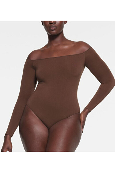 BK Безшовний боді з довгими рукавами на кнопках