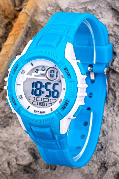 Saattino Kız / Erkek Çocuk Kol Saati Turkuaz Renk Yetişkin Saat Su Geçirmez, ...