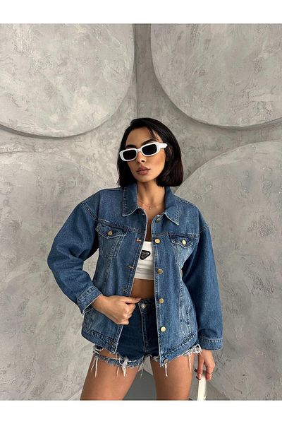Zeo Basic JACHETĂ DE BLugi DENIM