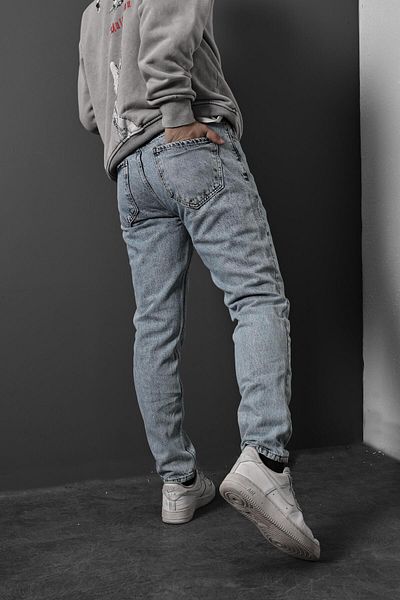 Slatra Men's Snowdrop Cotton Boyfriend Molded Jeans