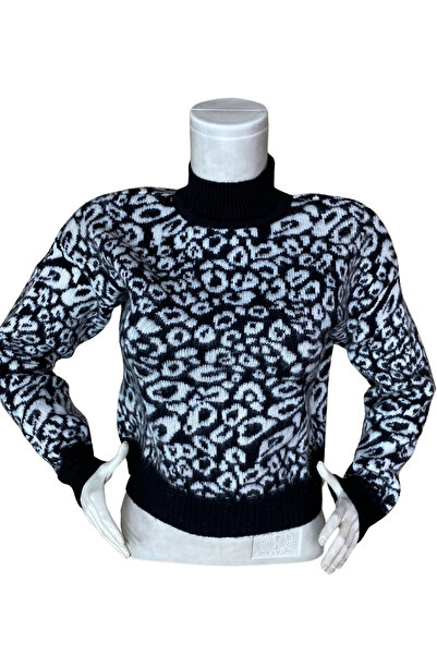 sinankardeşler Жіночий зимовий леопардовий казек