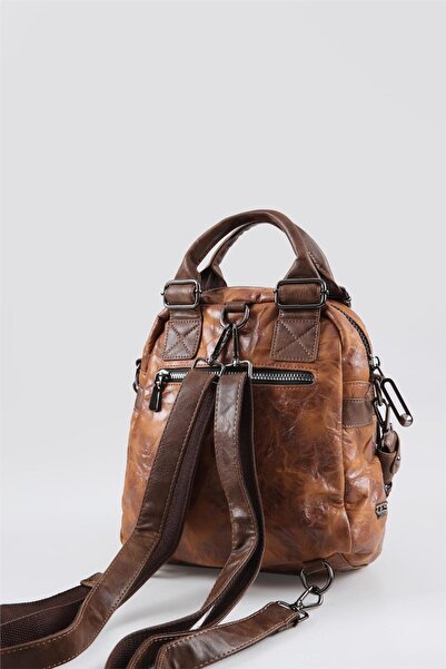 ÇÇS 17639 Γυναικείο σακίδιο ώμου και πλάτης