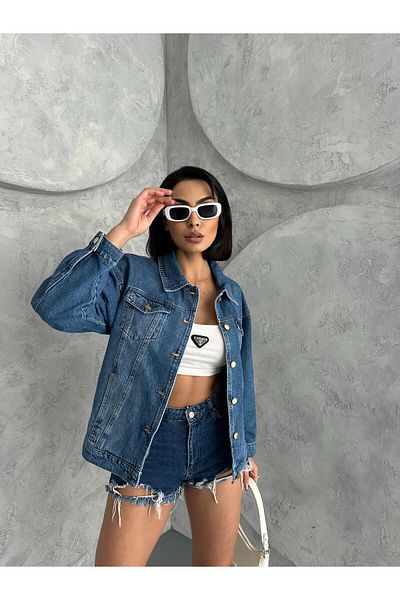 Zeo Basic JACHETĂ DE BLugi DENIM