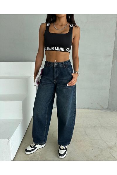Zeo Basic PANTALONI DE BALON CU TINTURĂ ZEO BASİC SKATER