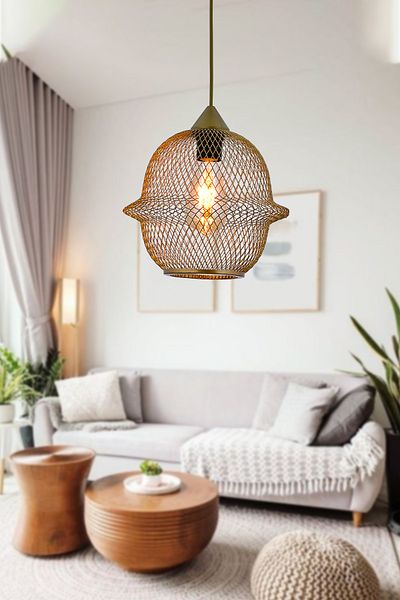 retro home design Single Wire Pendant Lamp Modern Living Room Bedroom Chandelier