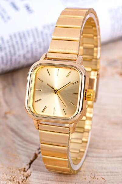 Saattino Gold Renk Minimal - Çelik Kadın Kol Saati ST-304260
