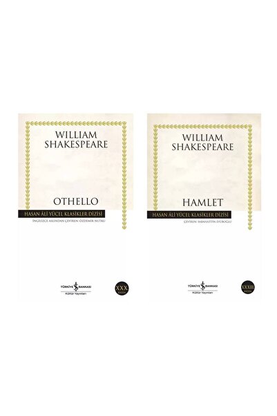 TÜRKİYE İŞ BANKASI KÜLTÜR YAYINLARI Othello - Hamlet  - William Shakespeare