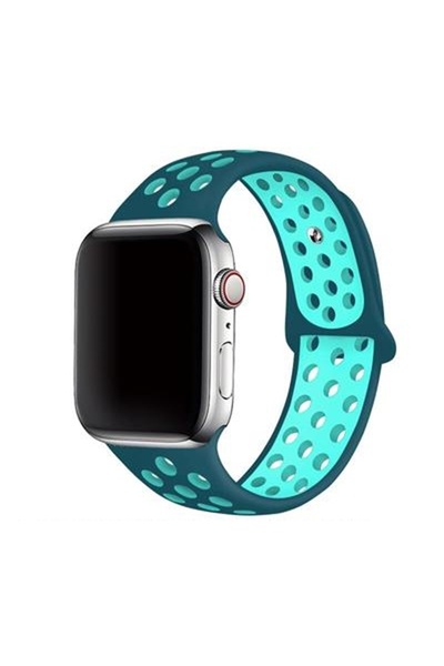 PSGT Apple Watch Seri:1/2/3/4/5/6/se/7/8/9 (42-44-45-49MM) Ve Seri10(46MM) Uyumlu Silikon Kordon Dilekli
