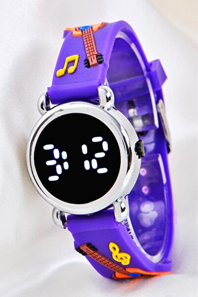 Çocuk Kol Saati Gitar Nota Figürlü (04-09 Yaş) Led Bileklik ST-304152