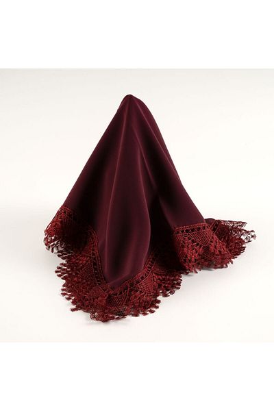nurfemina Needlework Like Handcrafted Mevlüt & Prayer Cover – Dowry Headscarf Shawl |   Special Day and Gift”