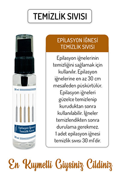 Ballet 1 Adet K2 Altın Epilasyon Iğnesi Orijinal K2 Gold Iğne