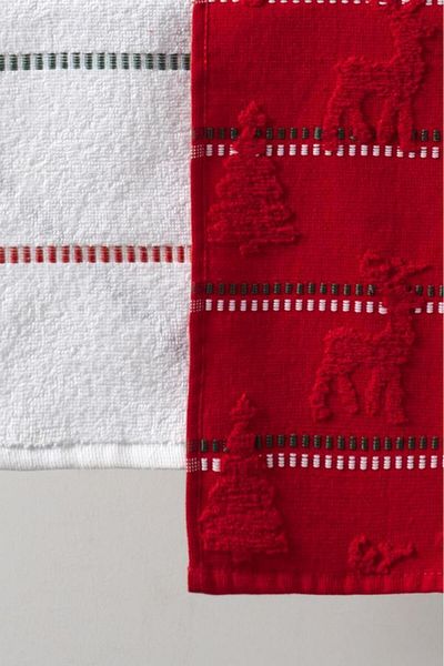 Ender Home Giglio New Year 2-Piece Gift Towel Set – 30X50Cm
