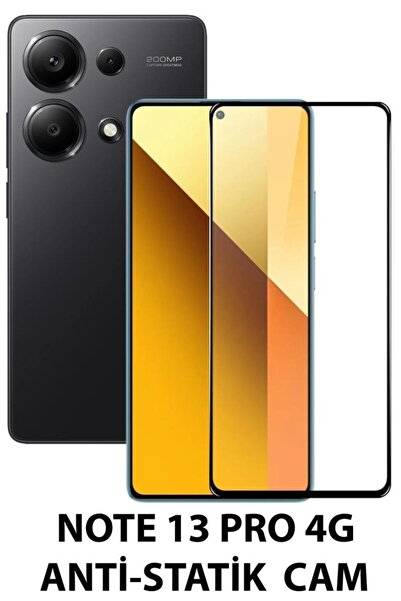 3GEN CASE Xiaomi Redmi Note 13 Pro 4G Uyumlu Anti-Statik 3D Temperli Cam Ekra...