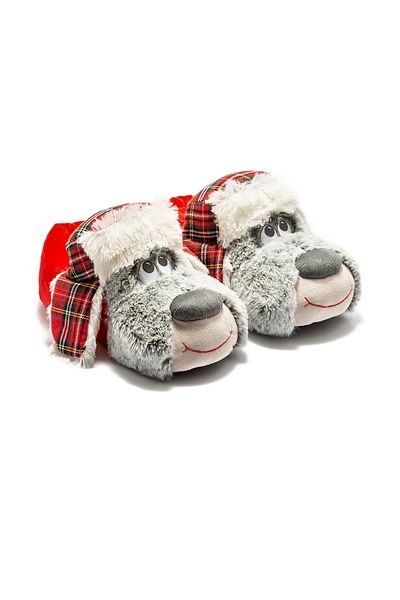 Twigy Goldi Men's Animal Slippers Gray 41/46
