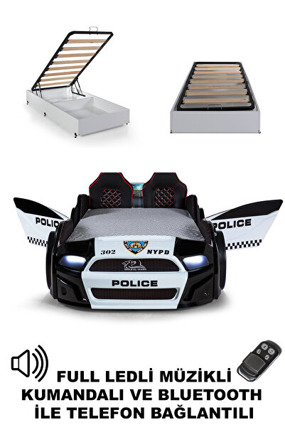 Ferramini Bazalı Arabalı Yatak Kapıları Açılan Mustang Full Ledli Kumandalı v...