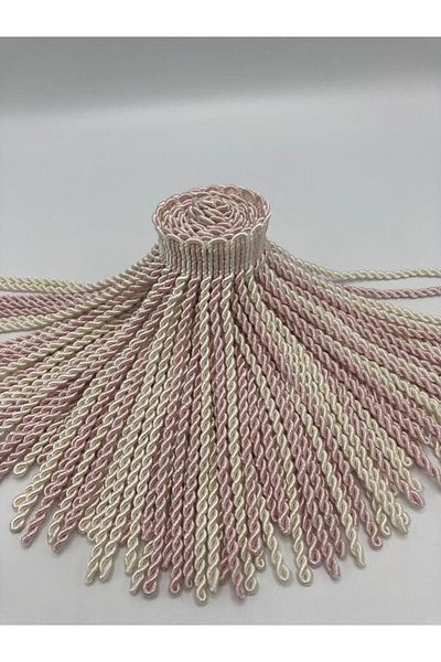 KATMERTEKS Bulyon Fringe 6 Meters Powder-Cream Color