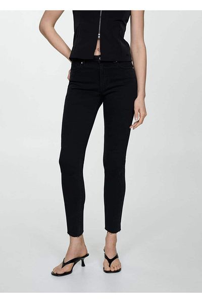 MANGO Woman Skinny cropped jeans