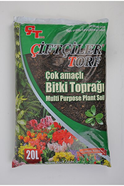 Çiftçiler Bitki Toprağı Torf Toprağı Vitaminli Çiçek Toprağı Karışımlı Torf T...