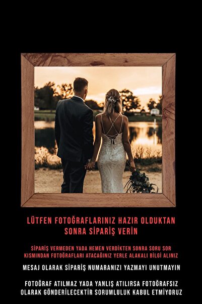 bymat 9 Adet 10x10 Çerçeve - Kemençe Çerçeve - Mdf Kare Çerçeve - Çoklu Foto Çerçeve Seti