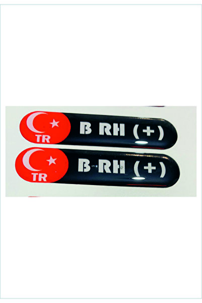 İŞCAN MOTOR B RH (+) Kan Grubu Damla Etiket 8x2cm 2'Li