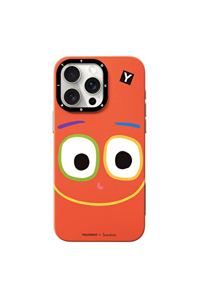 Youngkit Apple iPhone 14 Pro Max Kılıf Magsafe Şarj Özellikli Sunshine Tasarımlı Youngkit Daily Happy Serisi