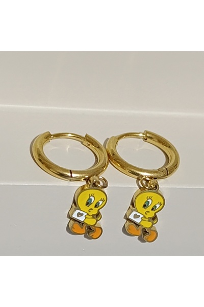 xUPING Çelik Figürlü Kız Çocuk Küpesi