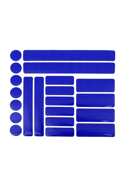 KDOT 21 Pieces High Performance Reflective Sticker Set for All Vehicles Without Motor Engine