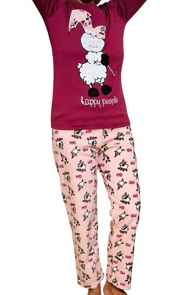 Dika Set pijamale de iarnă DIKA - MOV