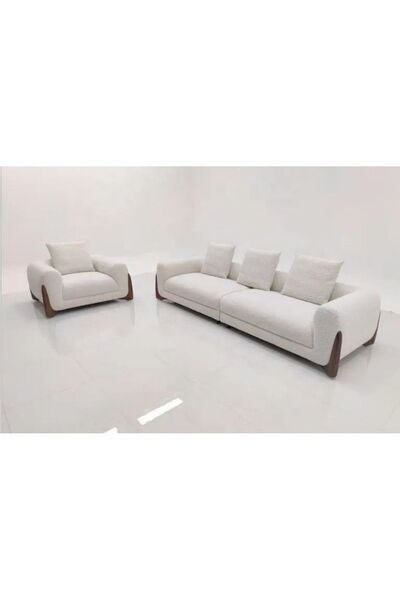 Mododizayn Elegant Koltuk Takımı - 3 3 1 Koltuk Takımı -bukle Koltuk