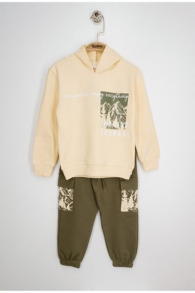 İsobel Kids Moving Forward Hooded Cargo Pocket Set