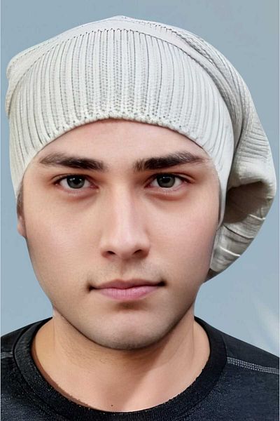 Trenderrs Ανδρικά χειμωνιάτικα πλεκτά πλεκτά Beanie και γιακάς λαιμού