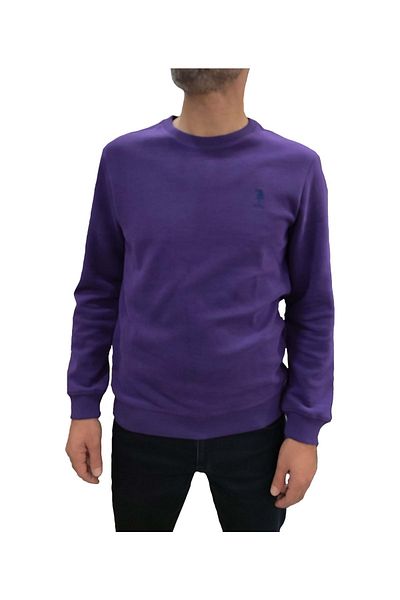U.S. Polo Assn. U.S. Polo Selik Crew Neck Sweatshirt - Plum - XXL - St07723-Plum-Xxl