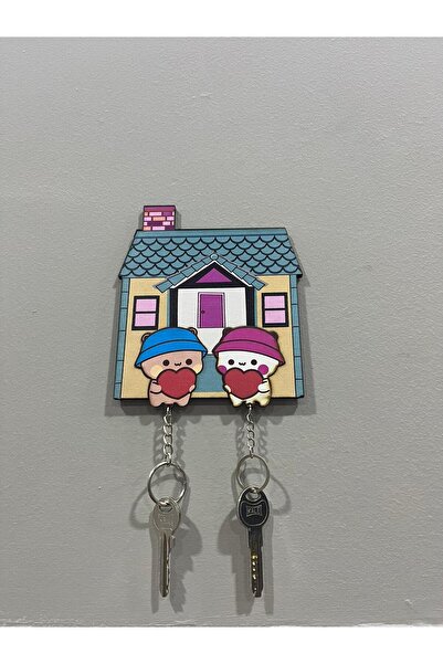 Generic Brand Couple Keychain - Keychain Hanger - Wall Decoration