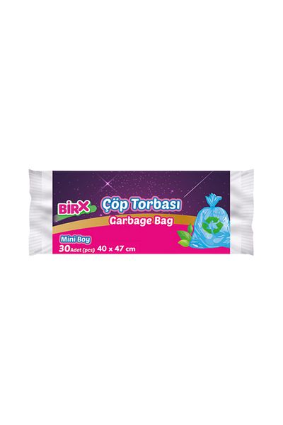BIRX Garbage Bag Small Size 40X47 cm Garbage Bag 1 Pack of 30 (Mini Size)