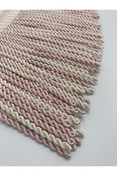 KATMERTEKS Bulyon Fringe 10 Meters Powder-Cream Color