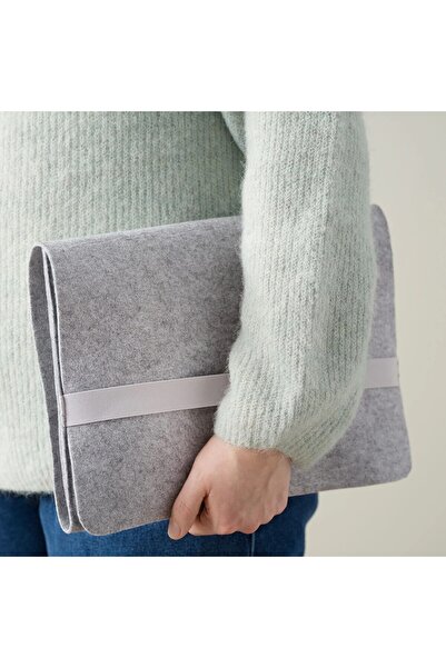 IKEA 75X34 cm Ikea Bed Side Storage Pocket - Polyester Portable Pocket, Gray Color