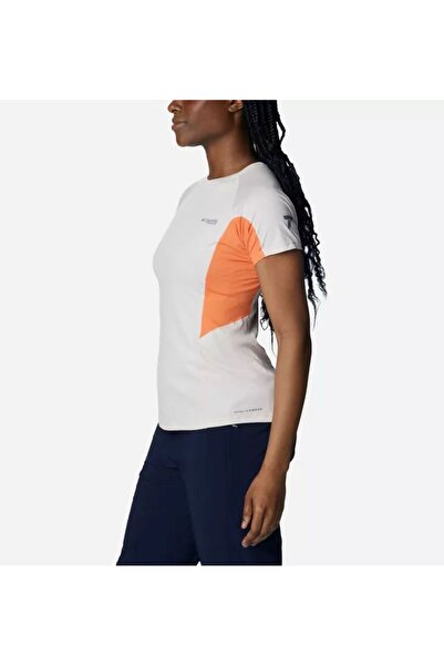 Columbia W Titan Pass Ice SS Tee Kadın Titanyum T-Shırt