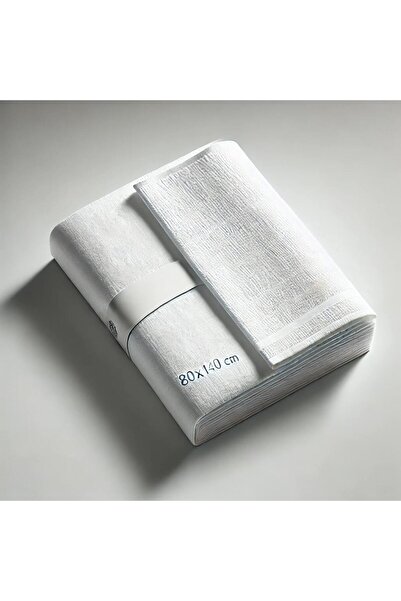 ağol tekstil منشفة حمام/مساج/جسم للاستعمال مرة واحدة – 80×140 سم (50 قطعة)