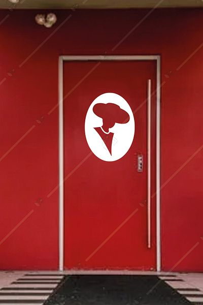 Emach Dizayn 40x30 Ξύλινο Στολίδι Πόρτας - Διακοσμητικό με γράμματα WC