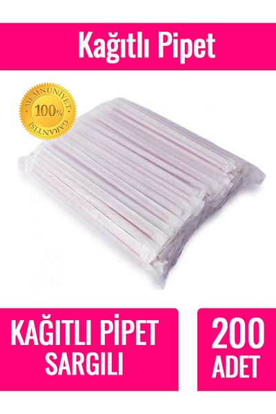 Fotografyabaskı Set of 200 Paper Straws
