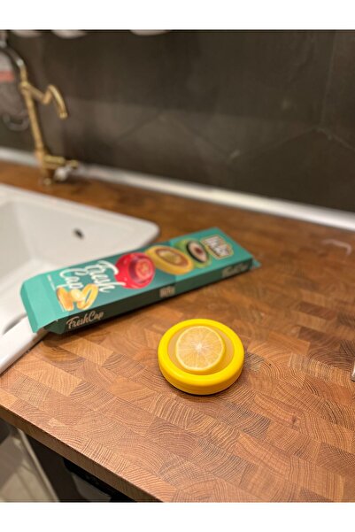 Lida Houseware Freshcap 1 Piece - Flexible and Reusable Fruit, Vegetable, Onion, Lemon and Tomato Storage Container