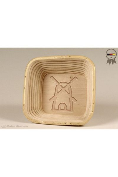 Herbert Birnbaum 16x16 Patterned Bamboo Mill Square Ferment Basket