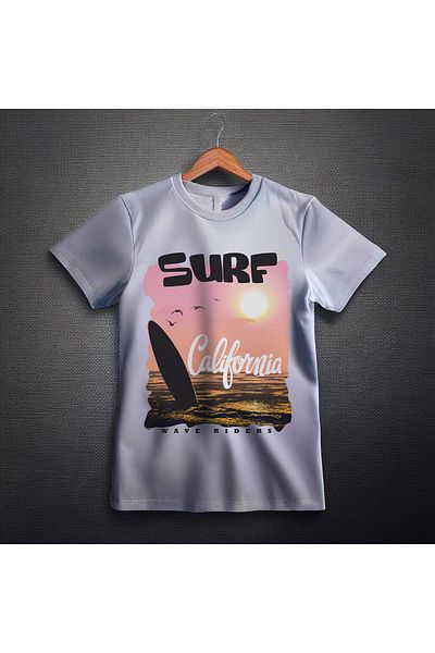 Ozzy Ψηφιακό μπλουζάκι με μοτίβο Unisex Surf