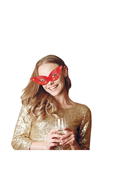 Party Country 12 قطعة من أقنعة الورق المقوى الفاخرة - تحت عنوان رأس السنة الجديدة